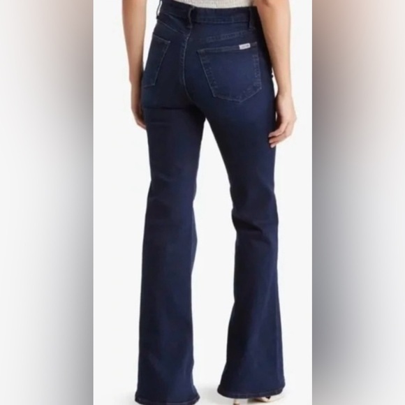 JOE'S JEANS HIGH RISE FLARE 
LEG DARK WASH JEANS IN VELES NWT WOMEN'S SIZE 24 - Picture 1 of 15